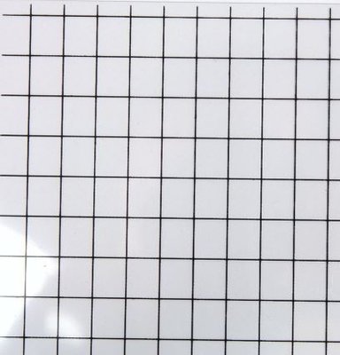Kunststof sheet, glas-in-lood rechthoekig motief 210*297*0.5 mm (A4 formaat)