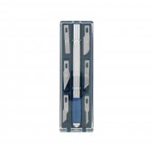 Soft grip meshouder met 6 mesbladen